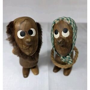 Vintage MCM Hans Bolling Danish Teak Wood Figurine Set